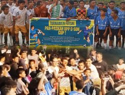 Anggota DPR RI Usman Husein Tutup Turnamen Futsal Pra-Paskah UPP G-SON CUP 1