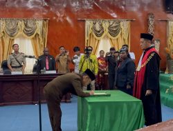 Ferdinandus Puk Resmi Dilantik Sebagai Ketua DPRK Asmat 2024–2029