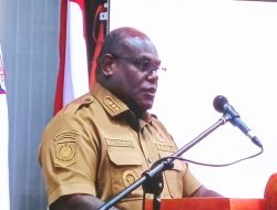 Rapat Kerja PD bersama BPP Dibuka oleh Ketua Asosiasi Gubernur Se-Papua Raya, Meki Frist Nawipa, SH