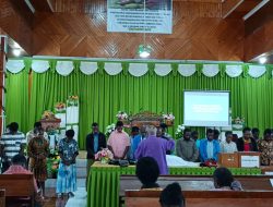 GKIP Betel Nabire Kukuhkan Komisi Pemuda, Pdt. Yusuf Pekei Sampaikan Pesan Rohani