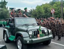 1.200 Kader GP Ansor dan Banser Sidoarjo Hadiri Halalbihalal Akbar dan Inagurasi PW Ansor Jatim