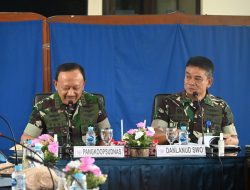 Danlanud Soewondo Terima Kunjungan Pangkoopsudnas dan Pangkoopsud I Bahas Revitalisasi Pangkalan