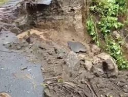 Jalan Trans Lintas Galda Longsor Akibat Banjir Bandang, Akses Masyarakat Loloda Utara Terputus