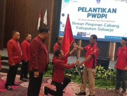Agus Subakti Resmi Dilantik Sebagai Ketua DPC PWDPI Sidoarjo