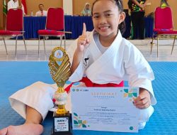 Abishai Ratri Tunggadewi Sabet Dua Emas di Dua Ajang Karate Berbeda