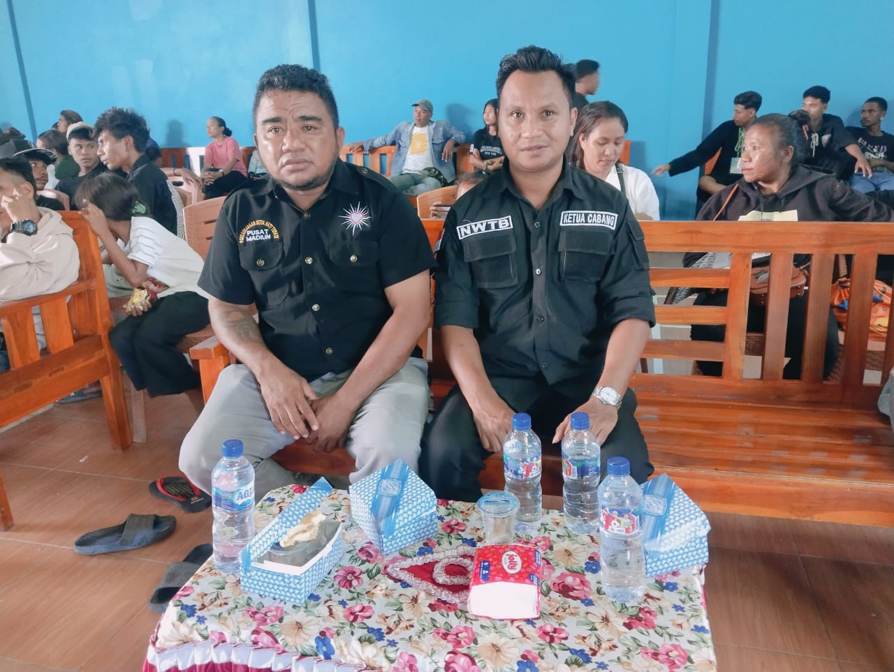 Foto: Ketua PSHT Cabang Malaka bersama Ketua IKS.PI Kera Sakti Cabang Malaka.