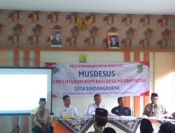 Desa Sindangkarya Bentuk Koperasi Merah Putih untuk Penguatan Ekonomi Lokal