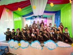 Pelepasan PAUDQU Nurul Falah Berlangsung Khidmat dan Meriah di Kampung Pelangi Waterpark