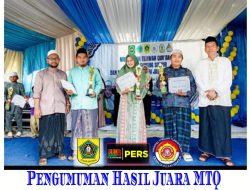 Pengumuman Juara MTQ Tingkat Desa Gunung Sindur, Anwar Raih Juara 1