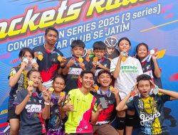 Kabupaten Jombang Borong Medali Emas dan Sabet Juara Umum di Rockets Rollers Jatim Seri 1