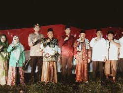 Bendera Raksasa Merah Putih Warnai Festival Takbir Akbar Iduladha di Braja Selebah, Dukung Timnas Indonesia