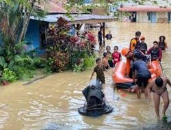 402 Jiwa Terdampak Banjir di Kali Wanggu, BPBD Kota Kendari Dirikan Posko Pengungsian