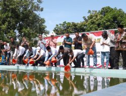 Polres dan Pemkab Jombang Sinergi Tebar 10 Ribu Benih Ikan Nila Dukung Ketahanan Pangan