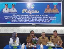 Dinsos Bombana Gelar Sosialisasi DTSEN, Tingkatkan Kompetensi Pekerja Sosial Masyarakat