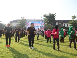 Polres dan Kodim Jombang Gelar Olahraga Bersama Perkuat Sinergitas TNI-POLRI