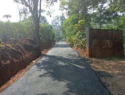 Jalan Desa Mulus, Warga Mekarbakti Sampaikan Terima Kasih kepada Bupati Sumedang