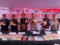 Polda Kalbar Musnahkan 86 Kg Sabu dan 54 Ribu Butir Ekstasi dari 9 Kasus