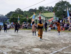 Peringati HUT ke-80 RI, Koramil Badau Gelar Turnamen Voli Daster Penuh Kekompakan