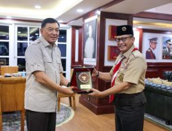 Menhan Sjafrie Sjamsoeddin Terima Audiensi Pimpinan Kwartir Nasional Gerakan Pramuka