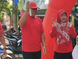 Semarak Jalan Sehat HUT ke-80 RI di SDN Ngrambe 1, Ratusan Hadiah Dorprize Dibagikan