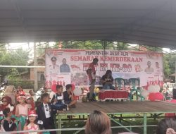 Peringati HUT ke-80 RI, Desa Alai Gelar Lomba Fashion Show Anak-Anak dan Lansia