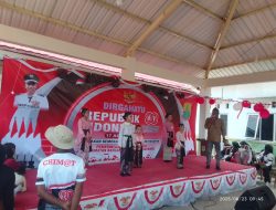 Rayakan HUT ke-80 RI, Desa Telukambulu Gelar Karnaval Kemerdekaan