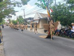 Semarak HUT ke-80 RI, Warga Desa Banjarjo Tampilkan Kreativitas Lewat Karnaval Kemerdekaan