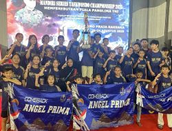 Angel Prima Taekwondo Borong Juara Umum di Mandiri Series 2025