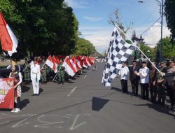 Gaungkan Persatuan, Pemkab Batang Gelar Kirab Merah Putih di Hari Kesaktian Pancasila