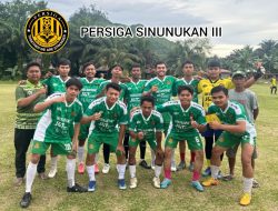 Diperkuat Sekdes, Persiga FC Wakili Desa Sinunukan III di Turnamen Muspika Cup HKN 2025