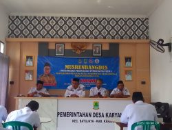 Pemdes Karyamulya Gelar Rapat Minggon, Prioritaskan Siskamling dan Program Rutilahu