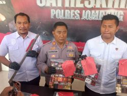 Polres Jombang Bekuk Tiga Residivis Kasus Pencurian Toko dan Curanmor, Terancam 7 Tahun Penjara