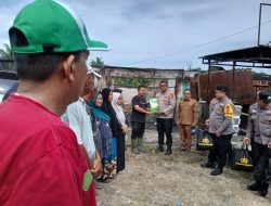 Cegah Kebakaran Susulan, Kapolsek dan Pemdes Kuok Dukung Unit Damkar Standby di Kecamatan Kuok