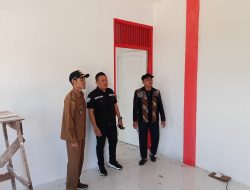 Pembangunan Pustu Sebindang Dikunjungi Wakil Bupati, Ditekankan Finishing yang Lebih Rapi untuk Layanan Optimal