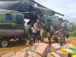Puluhan Ton Bantuan Kemanusiaan Kembali Didistribusikan TNI Lewat Udara untuk Korban Bencana Aceh