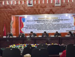 DPRD Asmat Sahkan Ranperda APBD 2025-2026, Fokus Utama Penguatan PAD di Tengah Penurunan Dana Transfer
