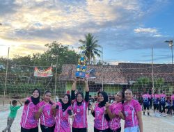 Menang Telak 3-0 atas STECU, Tim Voli Putri PKBM KOHAR ZAINUDIN Juara Harapan Makmur Cup II