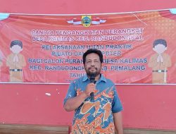 Desa Kalimas Gelar Ujian Praktik Pidato serta Komputer bagi Calon Perangkat