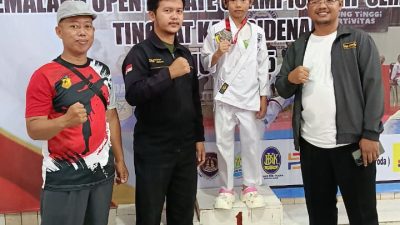 Dominasi Matras GOR Kridanggo, Karate-ka MI Al Nashiriyah Moga Borong 3 Emas 1 Perak