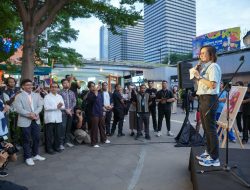 Stasiun BNI City Jadi Galeri Seni, Kemen Ekraf Resmikan ‘Scenic Art Station’ Sebagai Oase Urban