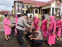 66 Personel Polres Kapuas Hulu Resmi Naik Pangkat Setingkat Lebih Tinggi
