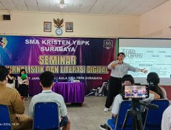 Cetak Jurnalis Muda Cerdas! SMA Kristen YBPK 1 Surabaya Gelar Seminar Jurnalistik dan Literasi Digital
