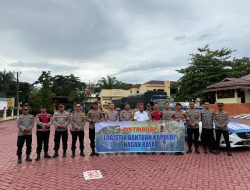 Sinergi Pemkab dan Polri: Wakil Bupati Nagan Raya Lepas 6 Truk Bantuan Kapolri Menuju Beutong Ateuh Manggala
