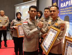 Borong Dua Penghargaan di Rapim Polda Aceh 2026, Polres Nagan Raya Buktikan Kualitas Pelayanan Publik Terbaik