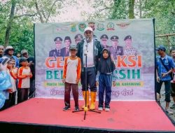 Hujan Tak Menyurutkan Semangat, Bupati Aep dan Forkopimda Karawang Terjang Sampah di Mangrove Tangkolak