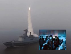 Kim Jong Un Pimpin Langsung Uji Coba Rudal Jelajah dari Kapal Perusak Terbaru ‘Choe Hyon’