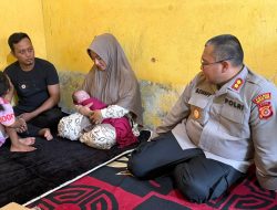 Sambut Hari Bhayangkara ke-80, Kapolres Nagan Raya Kunjungi Anak Penderita Bibir Sumbing