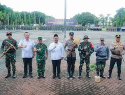 Bupati Gresik Buka TMMD ke-128 di Desa Slempit: Fokus Percepatan Infrastruktur Pertanian dan Hunian Layak