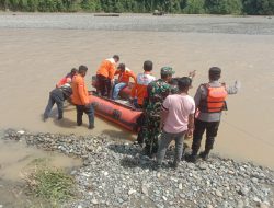 Pria Asal Bireuen Hanyut di Sungai Krueng Kila, Tim Gabungan Nagan Raya Lakukan Pencarian Intensif