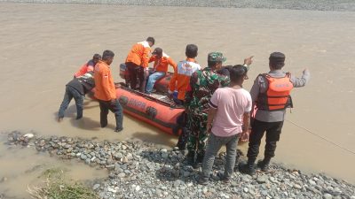 Pria Asal Bireuen Hanyut di Sungai Krueng Kila, Tim Gabungan Nagan Raya Lakukan Pencarian Intensif